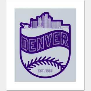 Denver Baseball 02 Posters and Art